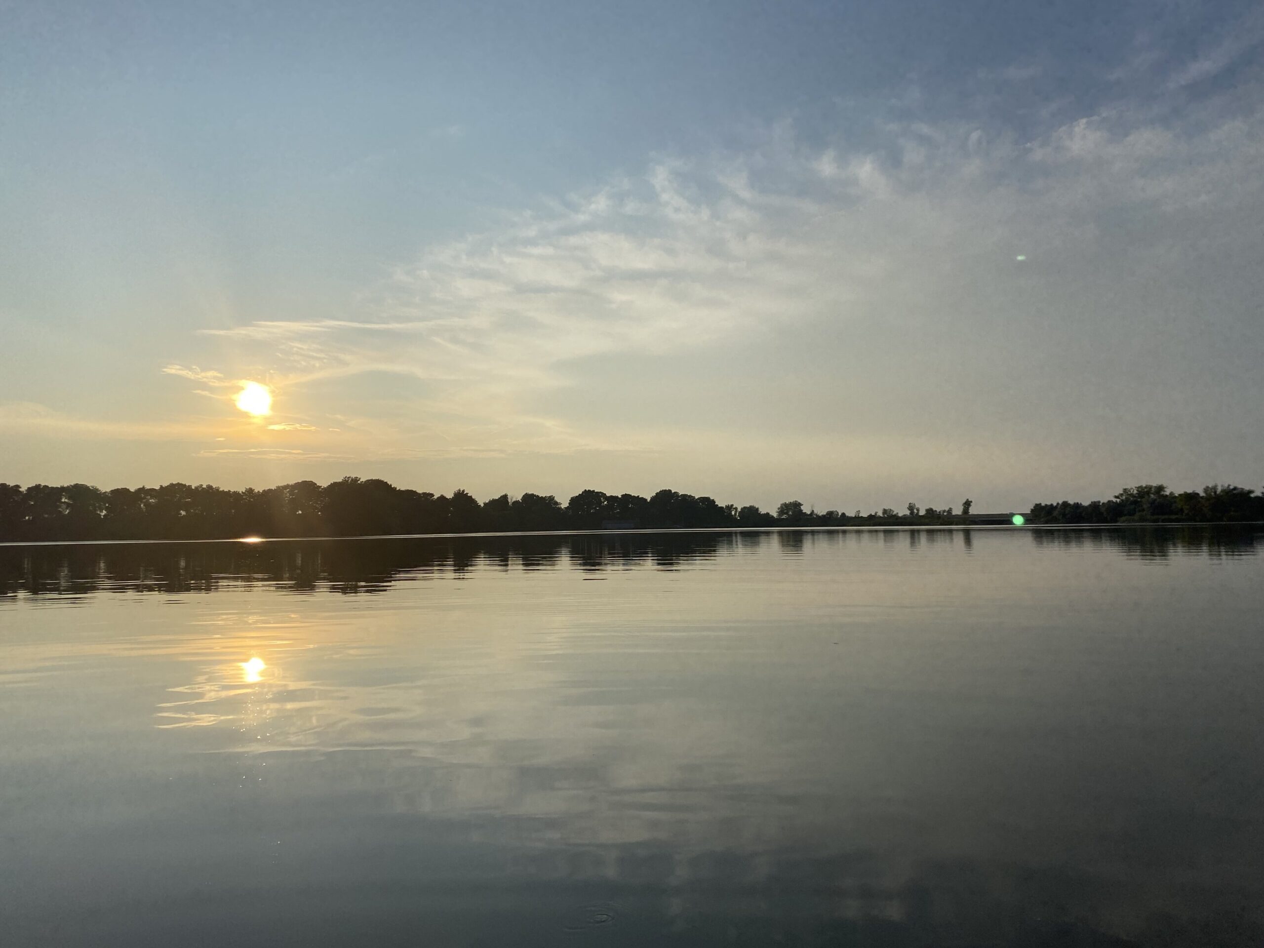 Sunset over Jordan Harbour in Lincoln