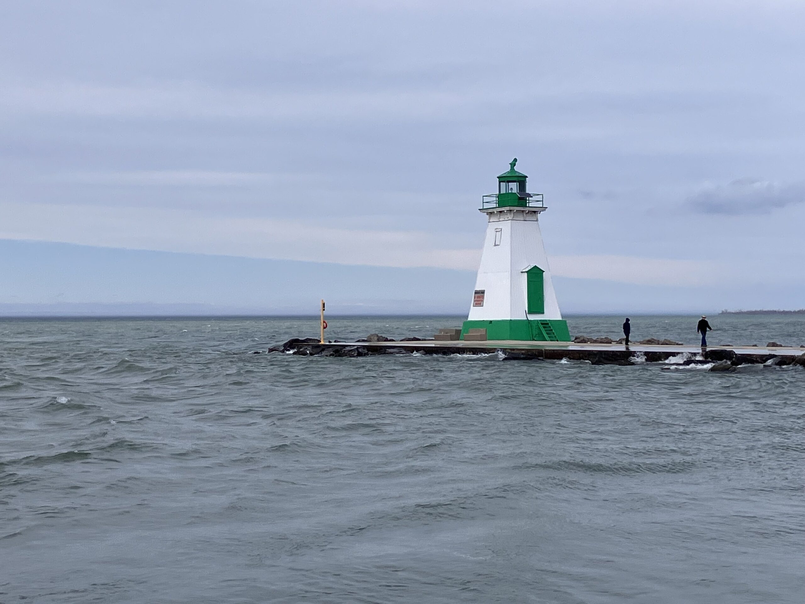 The Port Dalhousie outer range lighthouse on Lake Ontario in St. Catharines